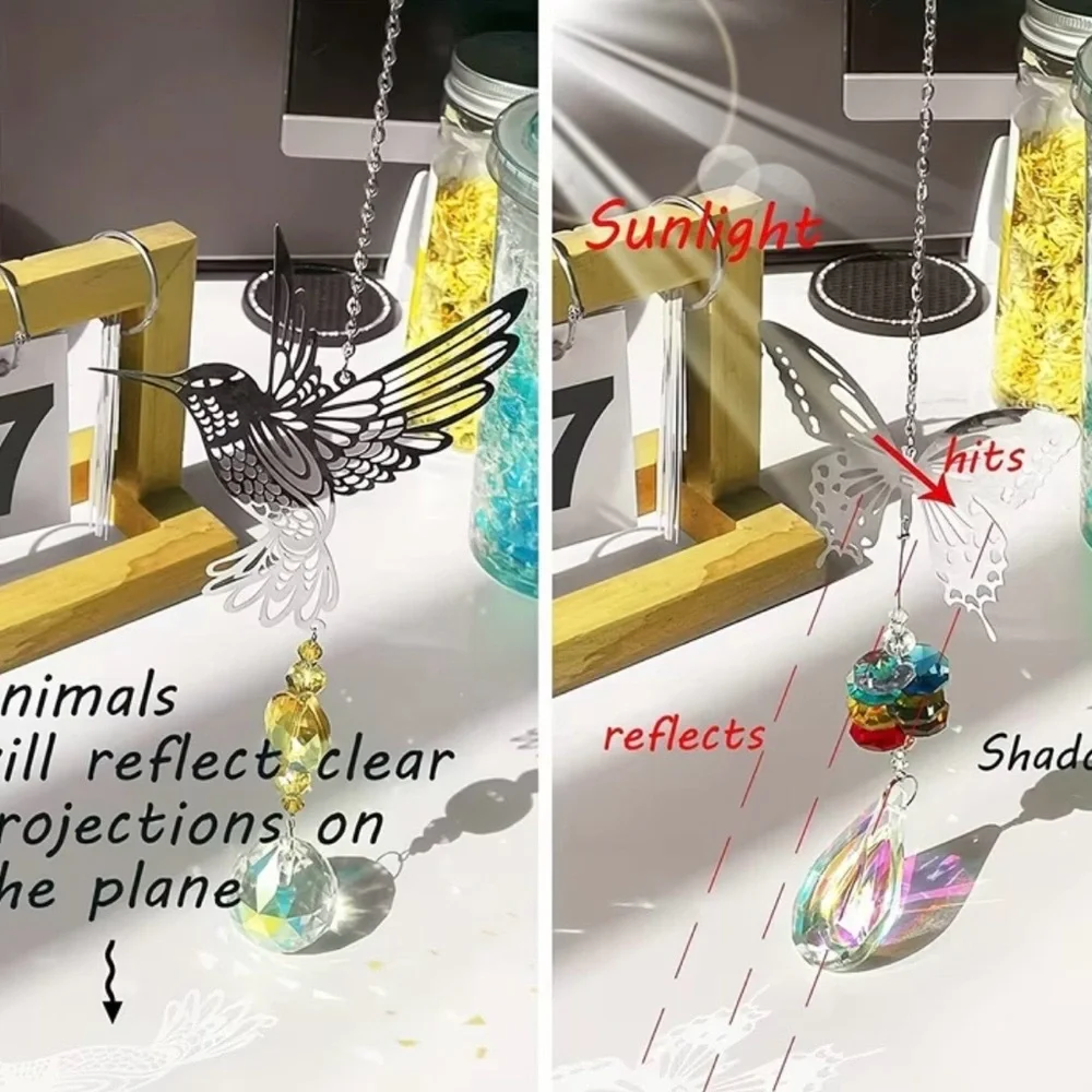Decorative Fairy Suncatcher with Prism - Picture 3 of 3